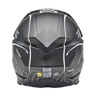 Bell Motocross Helmet Moto-10 Spherical Fasthouse Raven - Matte Black / White