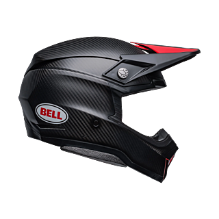Bell Motocross Helmet Moto-10 Spherical Solid - Black / Red