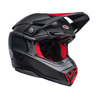Bell Motocross Helmet Moto-10 Spherical Solid - Black / Red
