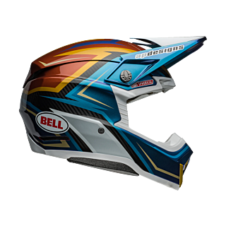 Bell Motocross Helmet Moto-10 Spherical Tomac 24 - White / Gold
