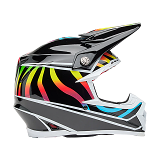 Bell Motocross Helmet Moto-9S Flex Drift - Black / Multi