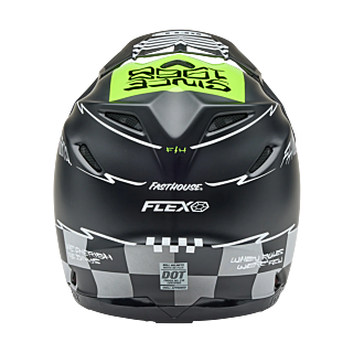 Bell Motocross Helmet Moto-9S Flex Fasthouse Smoke Bomb - Black / High-vis