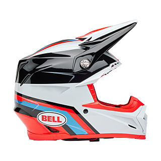 Bell Motocross Helmet Moto-9S Flex Merchant - Red / Black