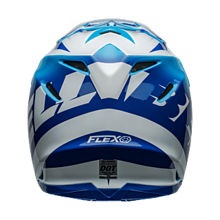 Bell Motocross Helmet Moto-9S Flex Rail - Blue / White