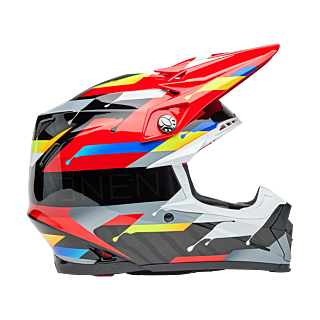 Bell Motocross Helmet Moto-9S Flex Renen Nova - Black / Red
