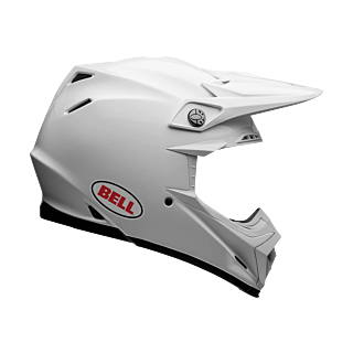 Bell Motocross Helmet Moto-9S Flex Solid - Gloss White
