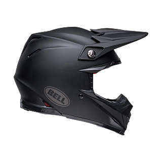 Bell Motocross Helmet Moto-9S Flex Solid - Matte Black