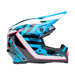 Bell Motocross Helmet MX-9 Breakdance - Blue / Pink