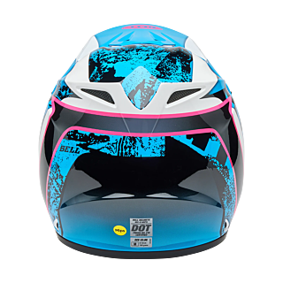 Bell Motocross Helmet MX-9 Breakdance - Blue / Pink