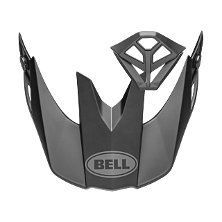 Bell Helmet Visor / Mouth Piece Kit Moto-10 Spherical Solid - Matte Black