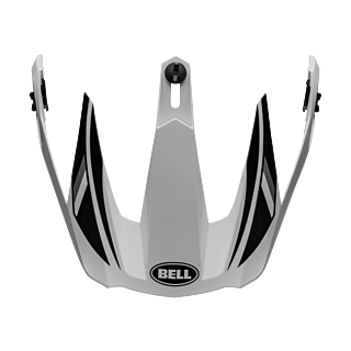Bell Helmet Visor MX-9 Adventure Alpine - White / Black