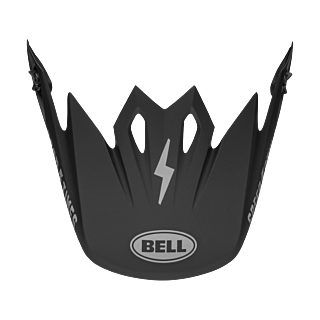 Bell Helmet Visor MX-9 Fasthouse - Matte Black / Grey