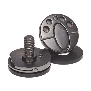 Bell Helmet Visor Screw Set Moto-10 Spherical - Smoke Chrome - 2 Pcs