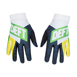 Deft Family Motocross Gloves ARTISAN Evident - Green / Yellow