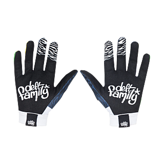 Deft Family Motocross Gloves ARTISAN Evident - Green / Yellow
