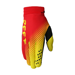 Deft Family Motocross Gloves CATALYST Checker - Red