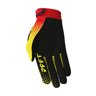 Deft Family Motocross Gloves CATALYST Checker - Red