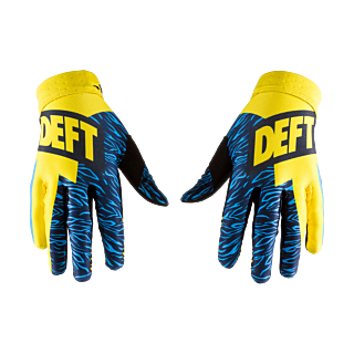 Deft Family Motocross Gloves CATALYST Evident - Blue / Yellow