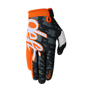 Deft Family Motocross Gloves EQVLNT Camo - Orange