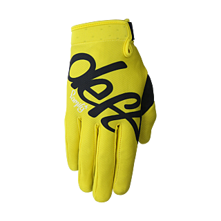 Deft Family Motocross Gloves EQVLNT Solid - Yellow
