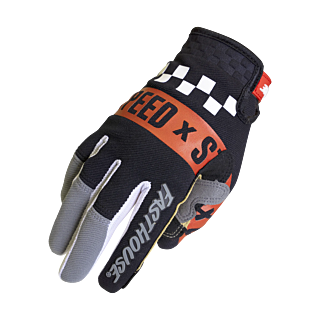 Fasthouse Motocross Gloves Speed Style Domingo - Grey / Black