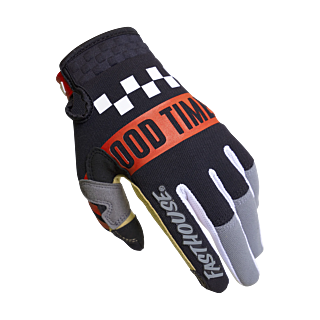 Fasthouse Motocross Gloves Speed Style Domingo - Grey / Black