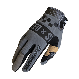 Fasthouse Motocross Gloves Speed Style Domingo - Black / Moss