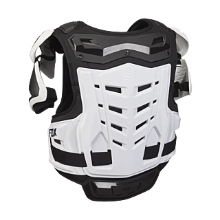 Fox Chest Protector Raptor - Black / White