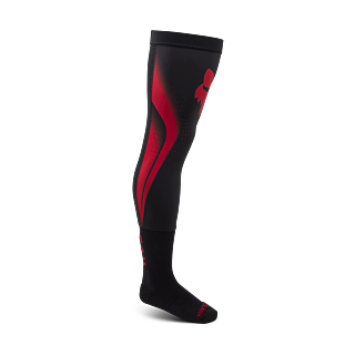 Fox Motocross Socks Long Kneebrace Flexair - Fluo Red