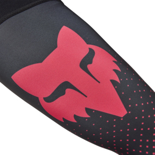 Fox Motocross Socks Long Kneebrace Flexair Fracture - Fluo Red