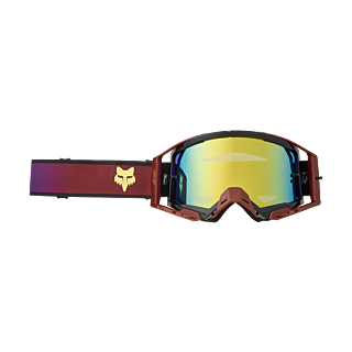 Fox Motocross Goggle Airspace II Drip - Rust - Gold Spark