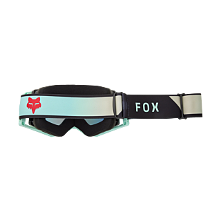Fox Motocross Goggle Airspace II Drip - Turquoise - Red Spark
