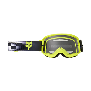 Fox Motocross Goggle Main II Collect - Grey / Yellow - Clear