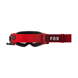 Fox Motocross Goggle Roll-Off Vue - Fluo Red - Clear