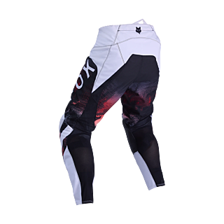 Fox Motocross Pants 2026 180 Kairos - White / Fluo Red