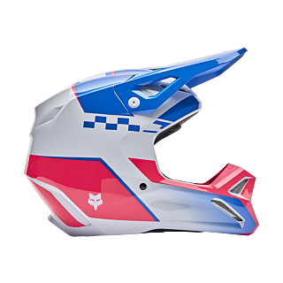 Fox Motocross Helmet V1 Collect - Blue / Pink
