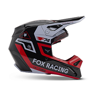 Fox Motocross Helmet V1 Race Spec - Fluo Red