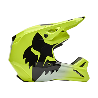 Fox Motocross Helmet V1 Shield - Fluo Yellow