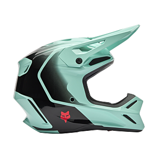 Fox Motocross Helmet V3 Drip - Turquoise
