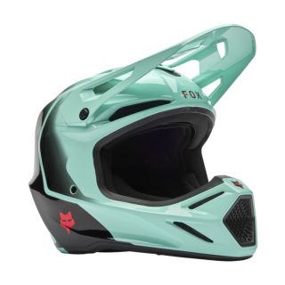Fox Motocross Helmet V3 Drip - Turquoise