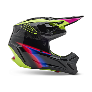 Fox Motocross Helmet V3 RS Energy - Black