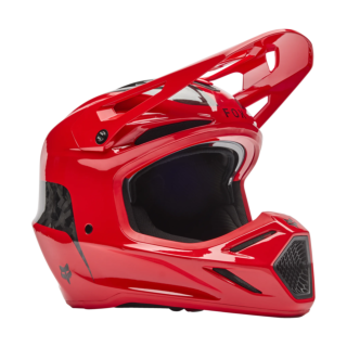 Fox Motocross Helmet V3 RS Fracture - Fluo Red