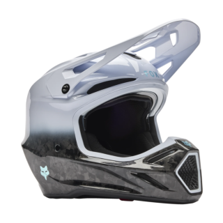 Fox Motocross Helmet V3 RS Ghost - White