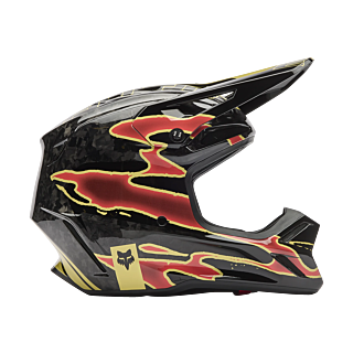 Fox Motocross Helmet V3 RS Inning - Black