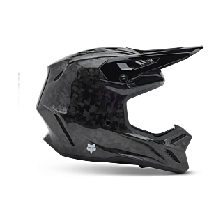 Fox Motocross Helmet V3 RS Solid - Black