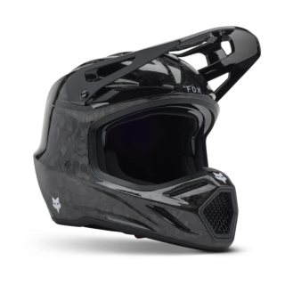 Fox Motocross Helmet V3 RS Solid - Black