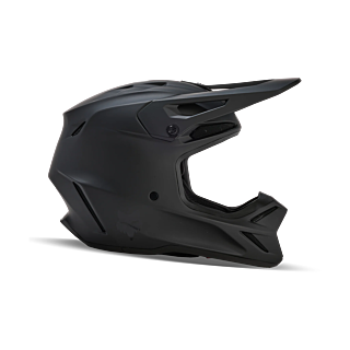 Fox Motocross Helmet V3 Solid - Matte Black
