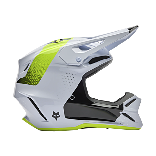 Fox Motocross Helmet V3 Tine - White