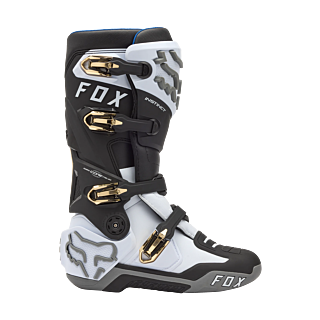 Fox Motocross Boots Instinct - White / Black / Grey