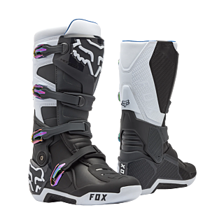 Fox Motocross Boots Motion - Black / Grey / White
